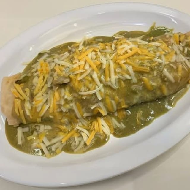 Chili Verde Burrito.