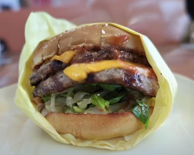 1/2 lb. Double Burger.